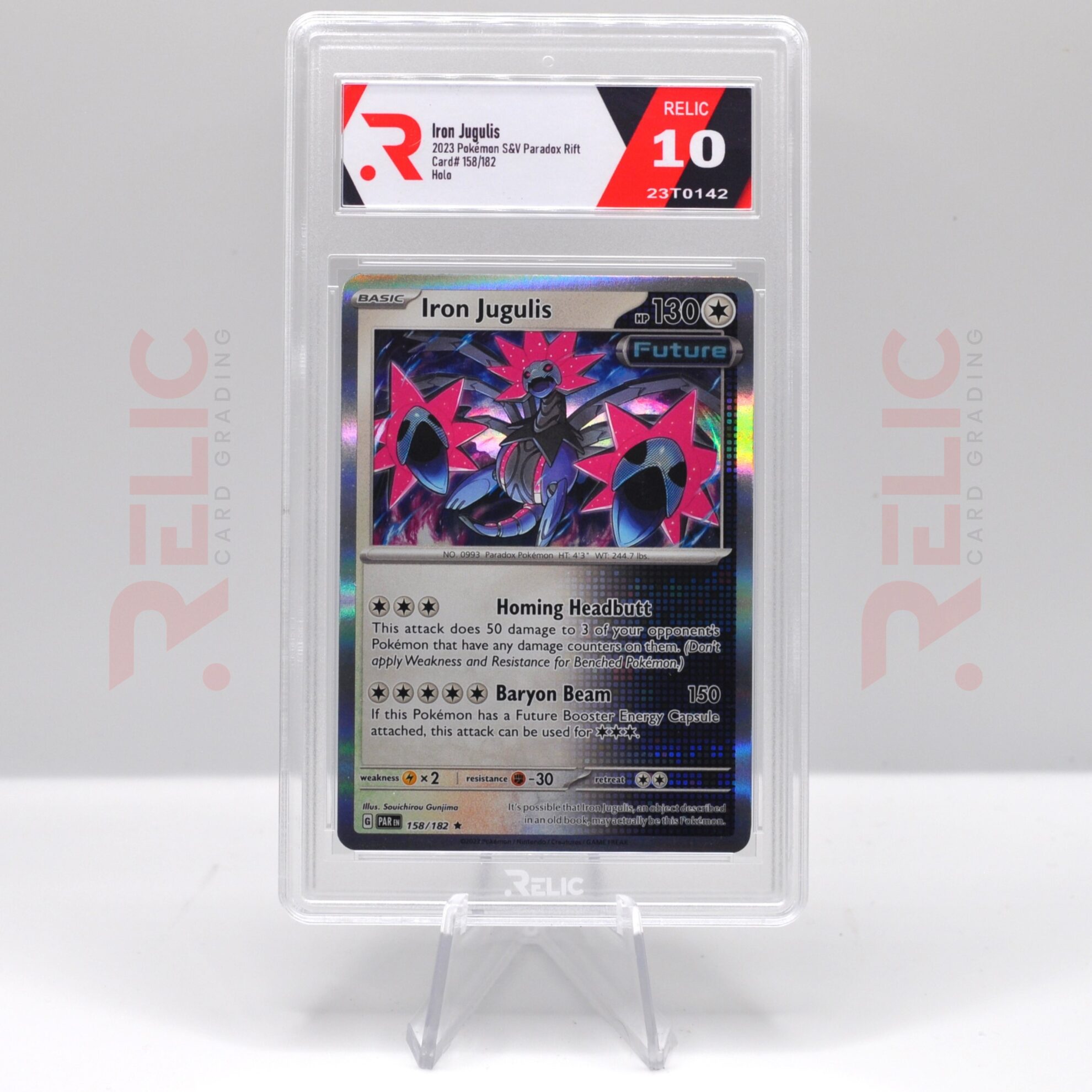 Iron Jugulis Pokemon S V Paradox Rift Graded Card