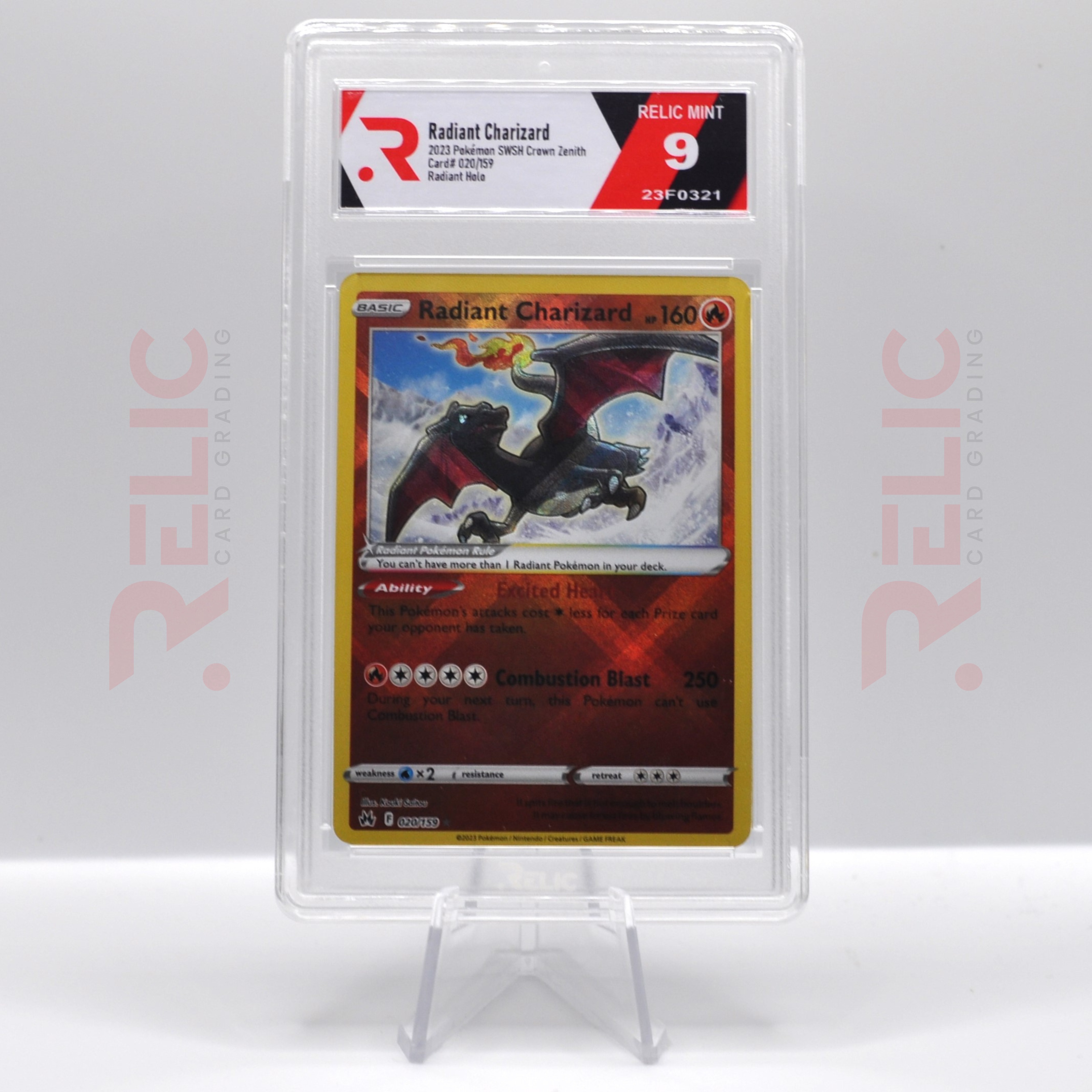 Graded Radiant Charizard