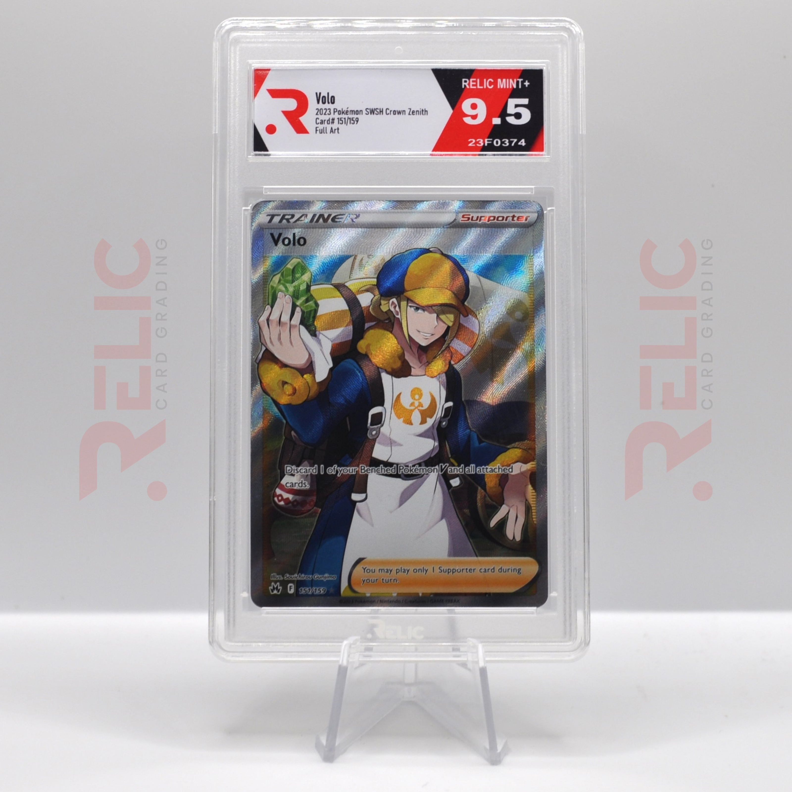 Volo - Full Art 2023 Pokemon Sword and Shield Crown Zenith - Graded Card