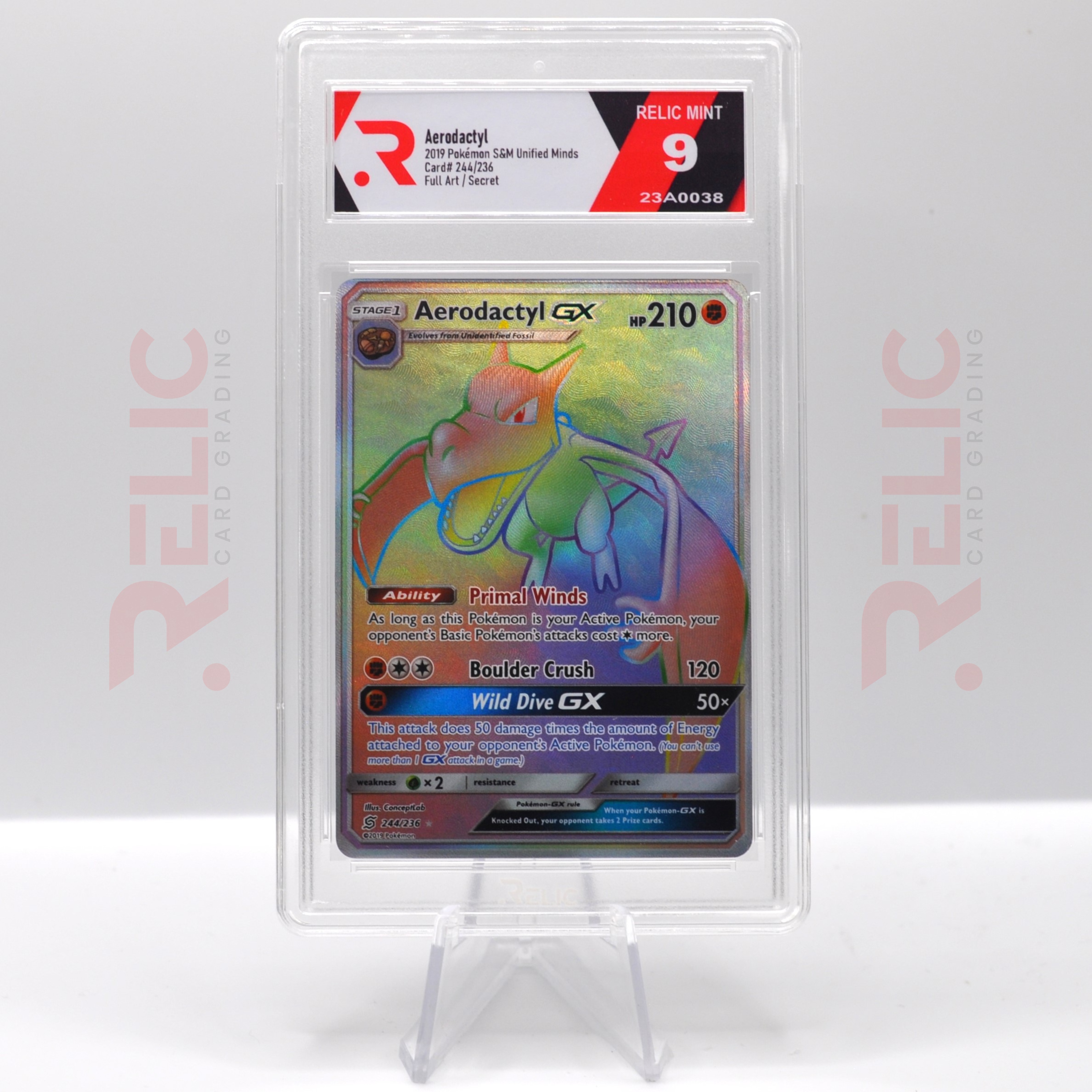 Aerodactyl Graded Card