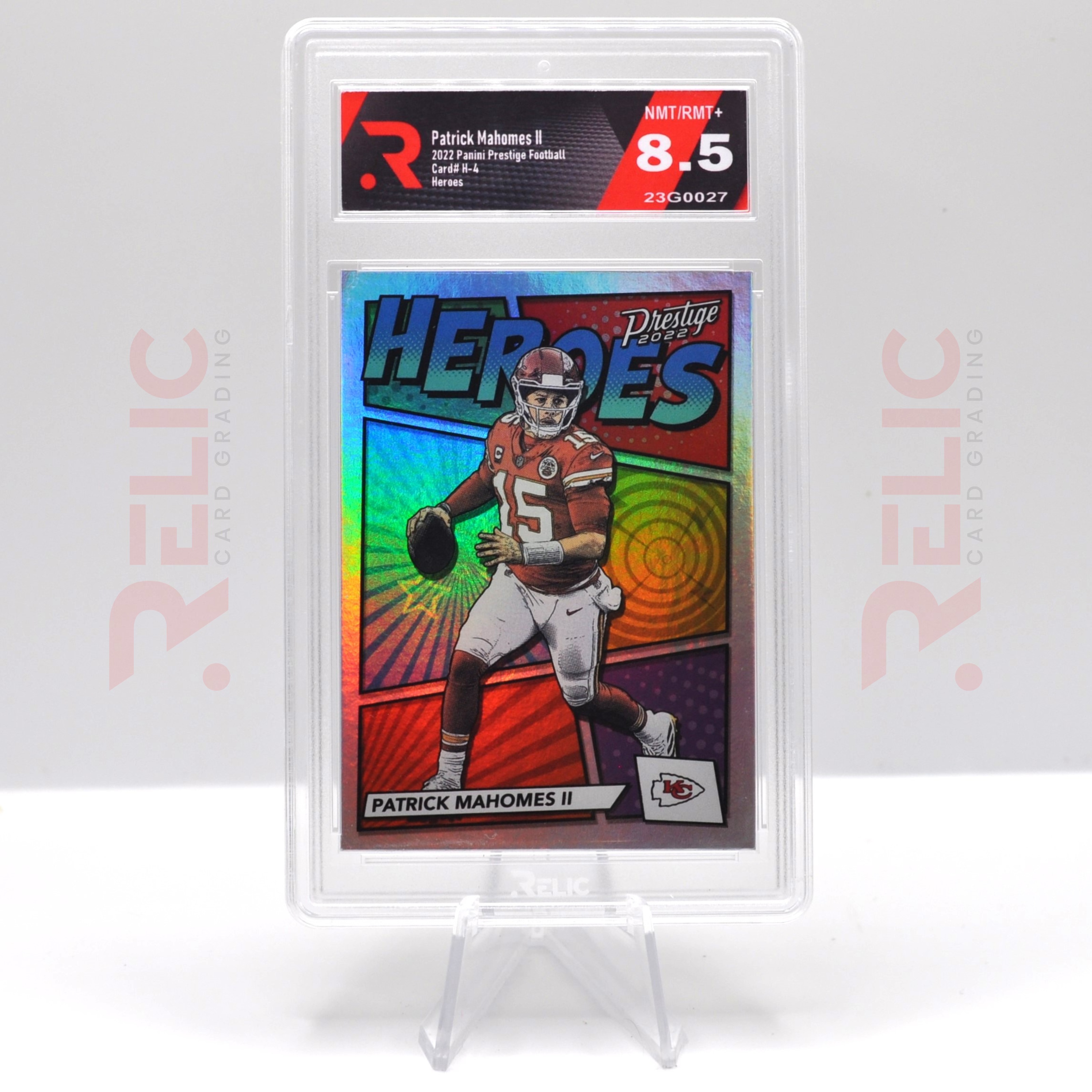 Patrick Mahomes II - 2022 Panini Prestige Football - Graded Card - Front of Card