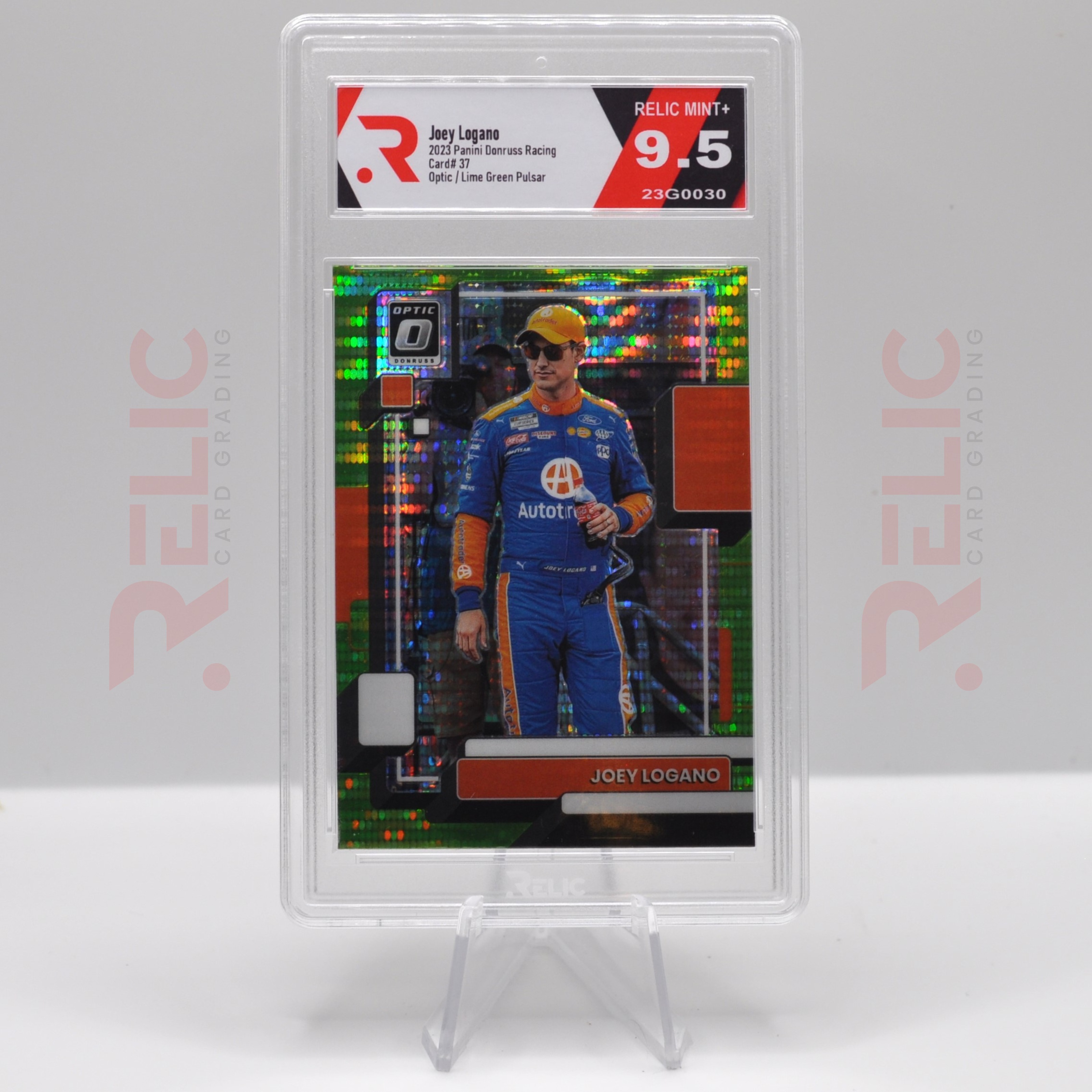 Joey Logano - 2023 Panini Donruss Racing - Graded Card (Front of Card)