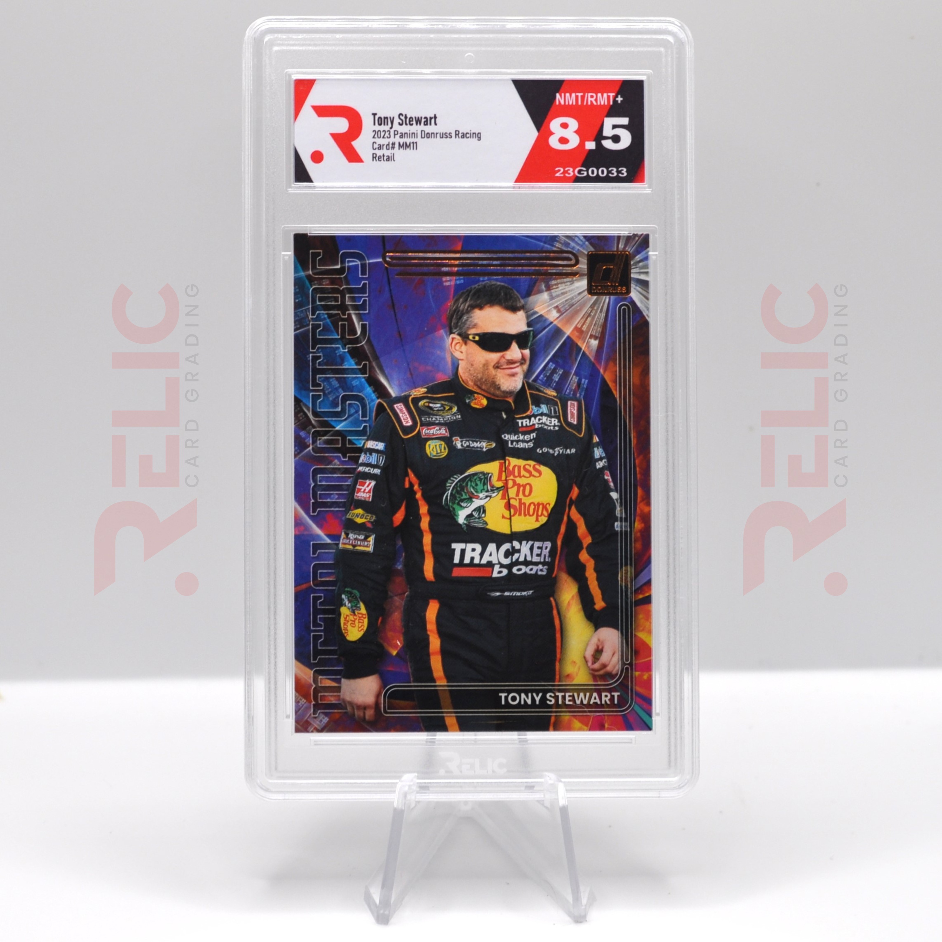 Tony Stewart - 2023 Panini Donruss Racing - Graded Card - Front of Card