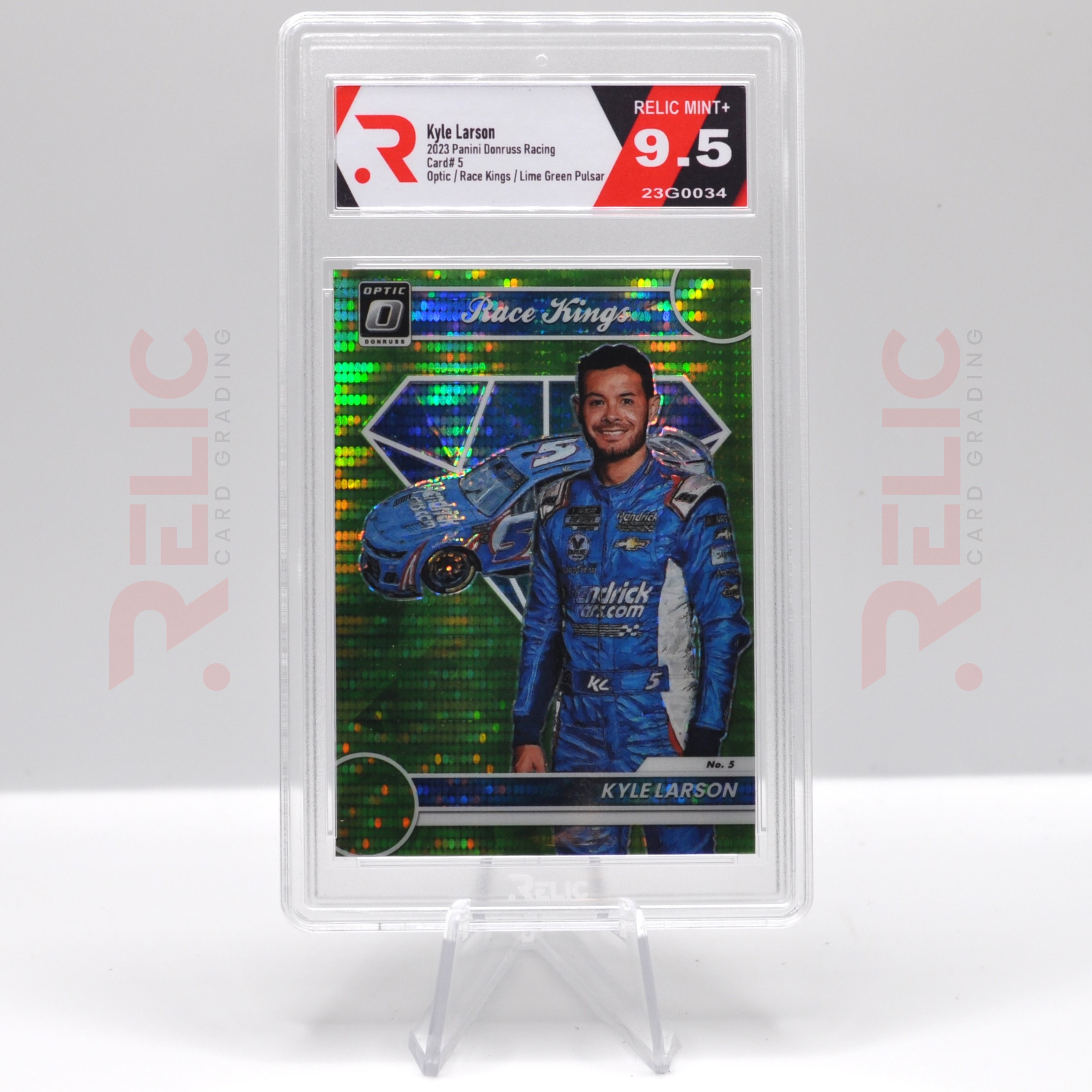 Kyle Larson - 2023 Panini Donruss Racing - Graded Card - Front of Card