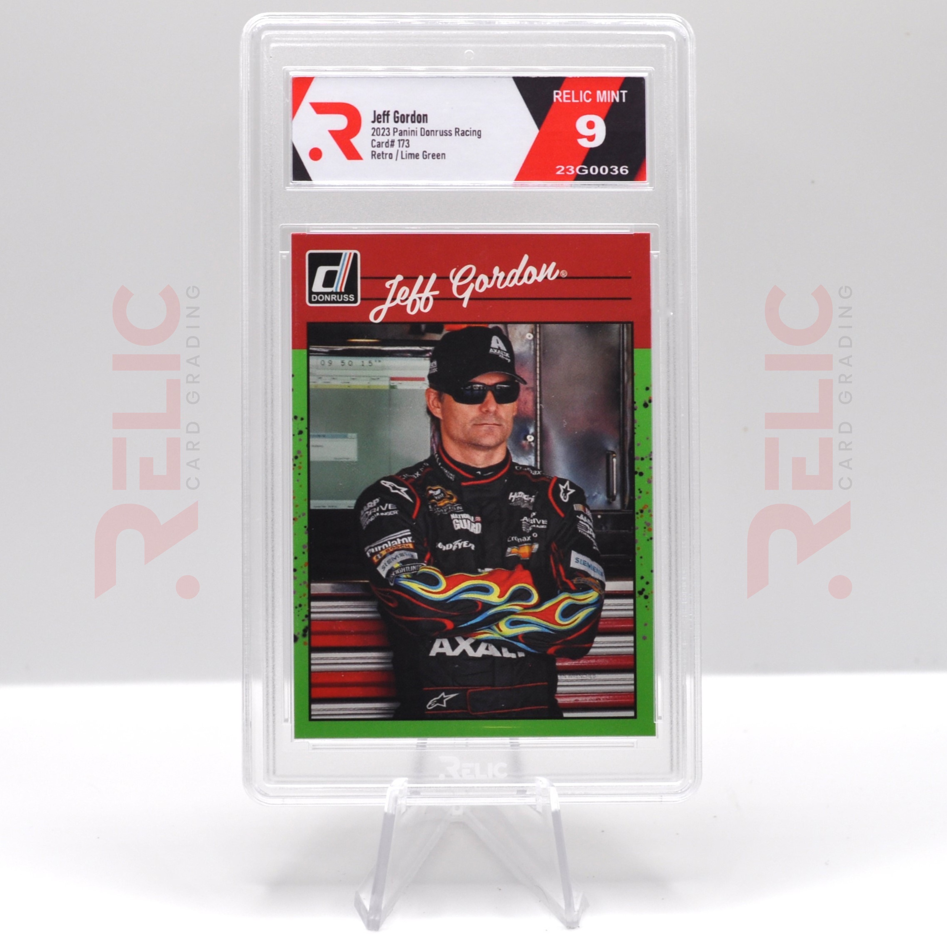 Jeff Gordon Panini Donruss Racing Elite Series Graded Card