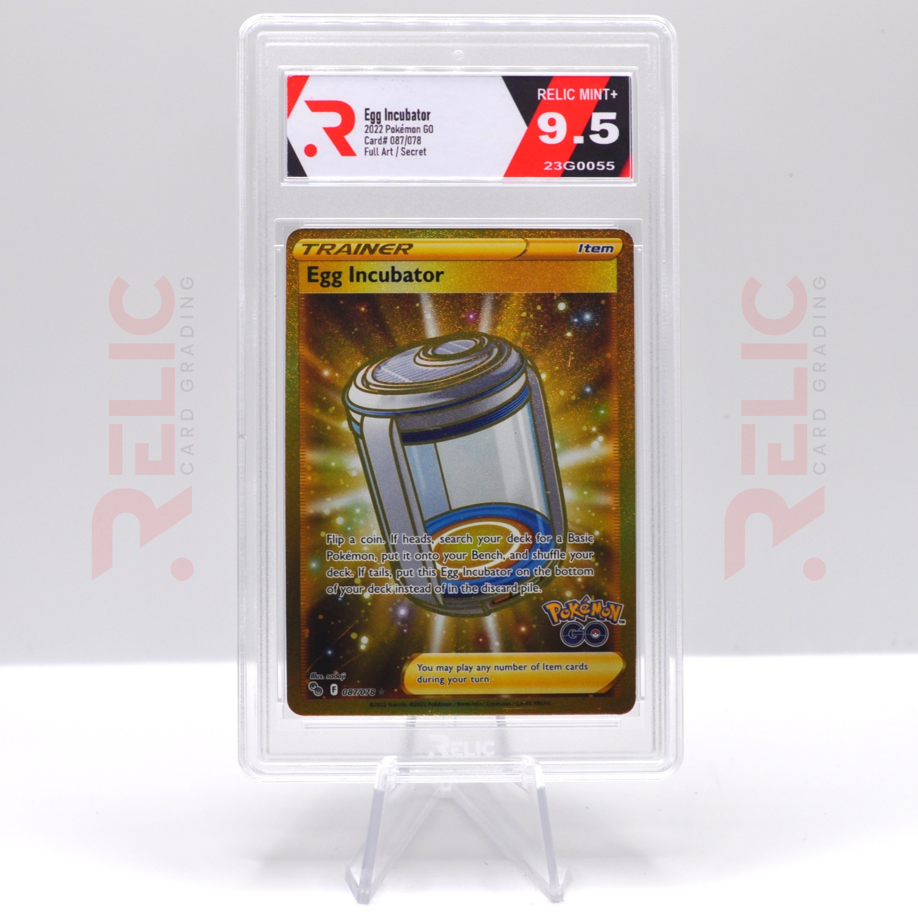 Egg Incubator - 2022 Pokemon GO - Graded Card