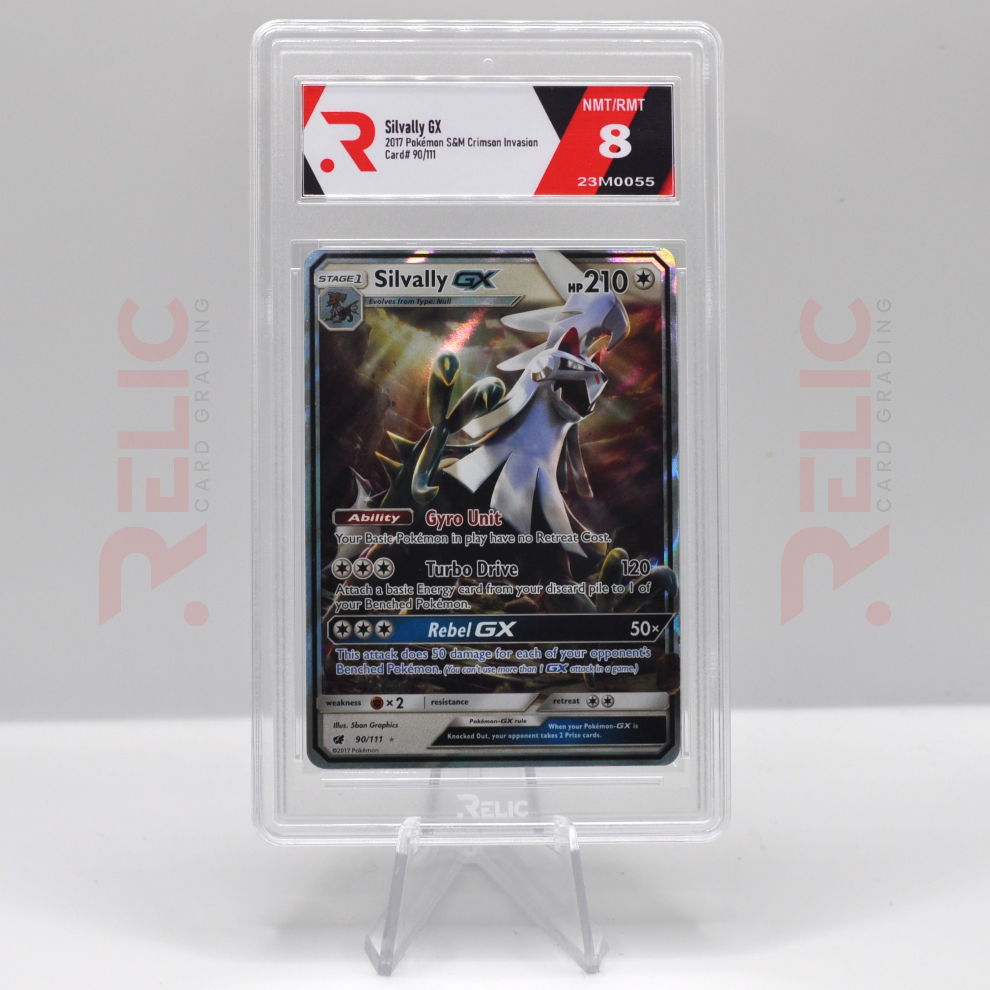 Silvally GX Crimson Invasion Graded Card