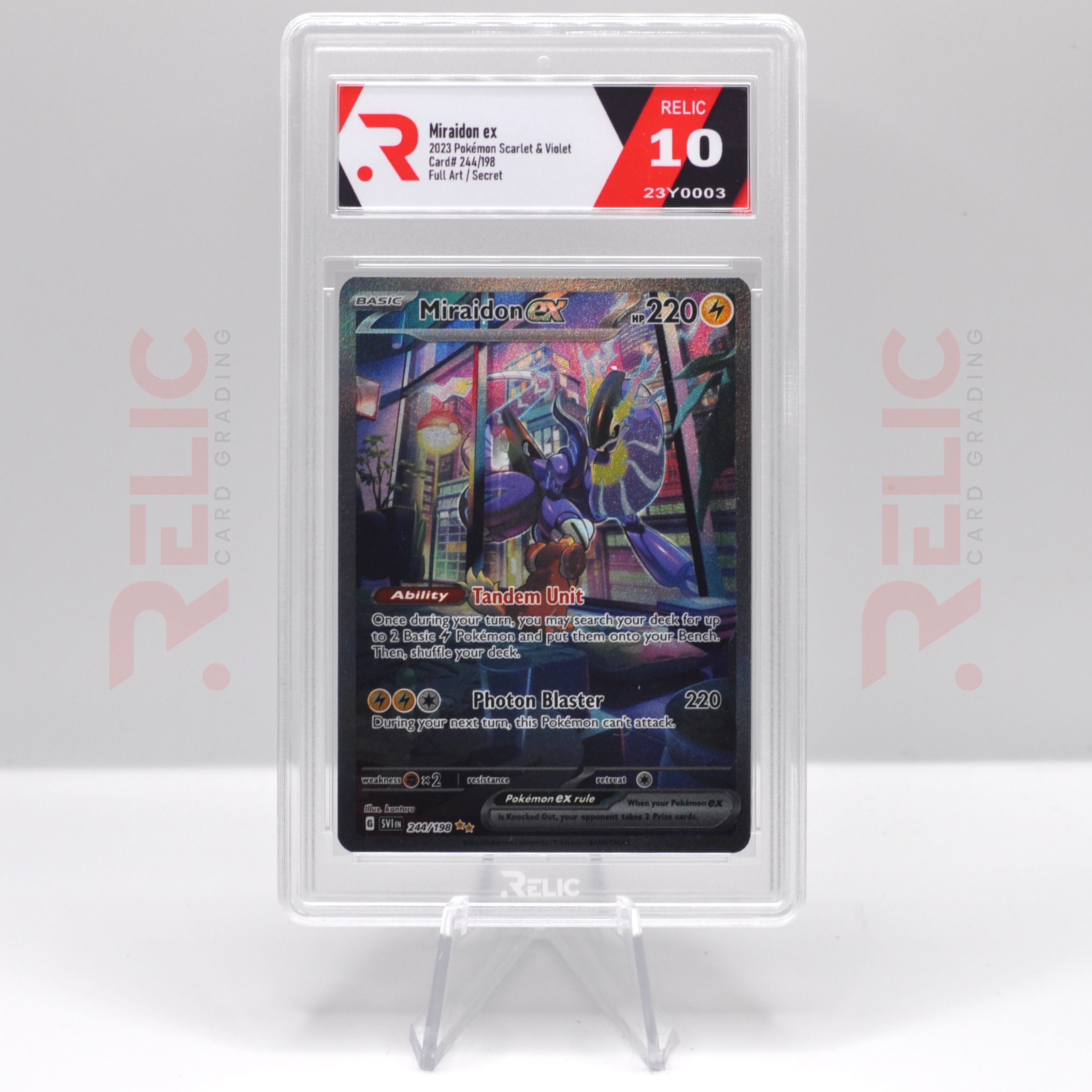 Miraidon ex Scarlet & Violet Secret Rare Graded