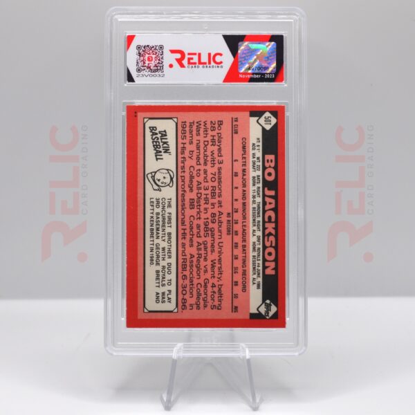 Bo Jackson - 1986 Topps Traded - 23V0032 - Image 2