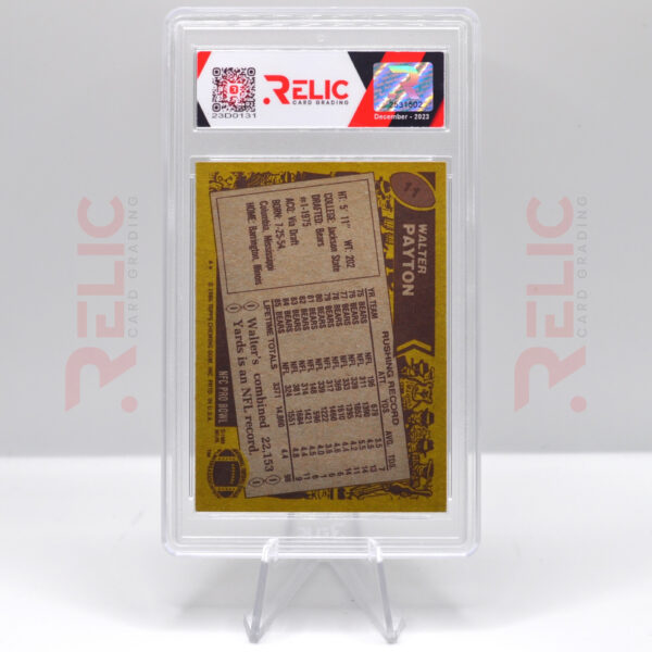 Walter Payton - 1986 Topps - 23D0131 - Image 2