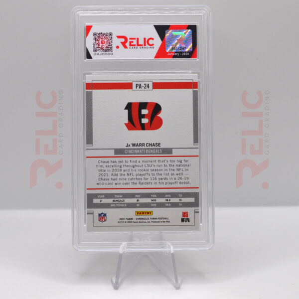 Ja'Marr Chase - 2021 Panini Chronicles - 24J0069 - Image 2