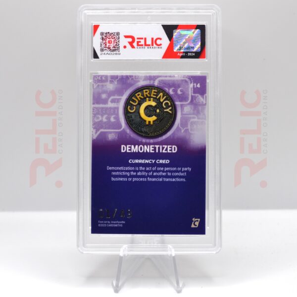 Demonitized - 2023 Cardsmiths - Currency Series 2 - 24A0289 - Image 2