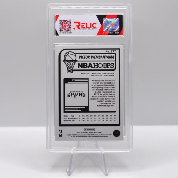 Victor Wembanyama - 2023-24 Panini Hoops Basketball - 24S0308 - Image 2