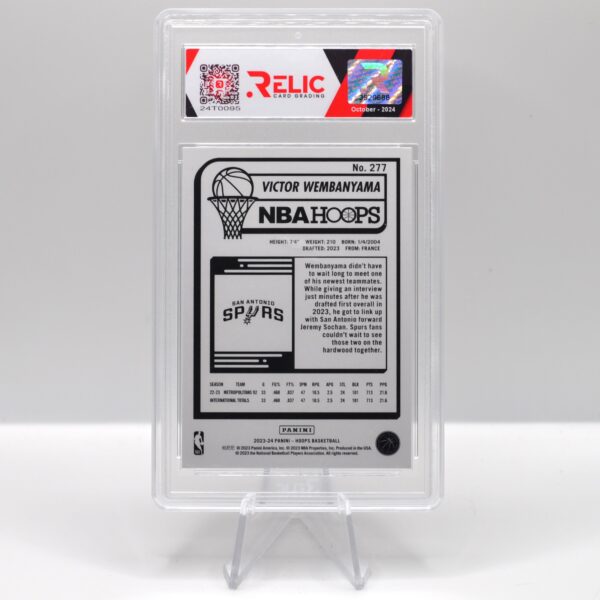 Victor Wembanyama - 2023-24 Panini Hoops Basketball - 24T0095 - Image 2