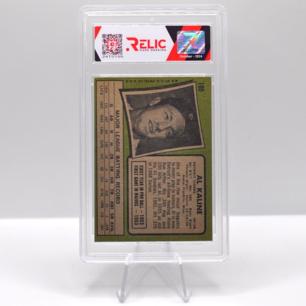 Al Kaline - 1971 Topps - 24T0199 - Image 2