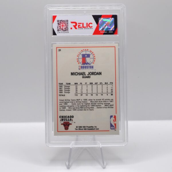 Michael Jordan - 1989 Hoops - 24T0268 - Image 2