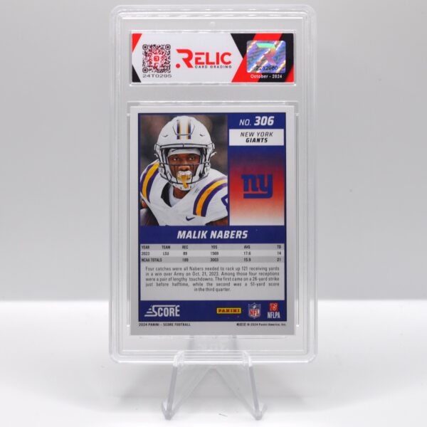 Malik Nabers - 2024 Panini Score Football - 24T0295 - Image 2