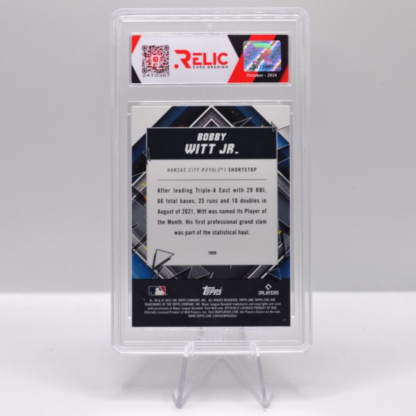 Bobby Witt Jr. - 2022 Topps Fire - 24T0367 - Image 2
