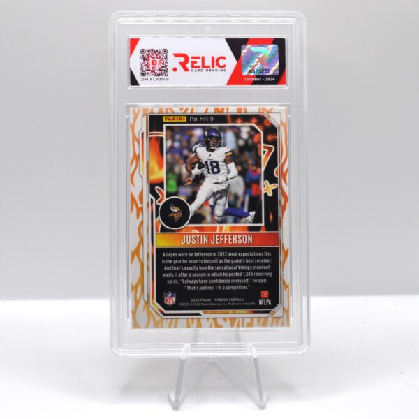 Justin Jefferson - 2022 Panini Phoenix Football - 24T0058 - Image 2