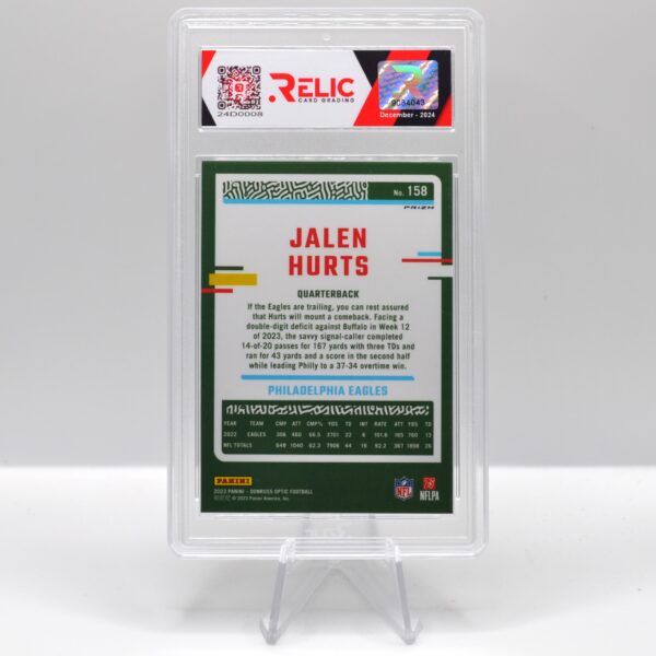 Jalen Hurts - 2023 Panini Donruss Optic Football - 24D0008 - Image 2