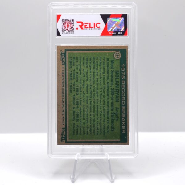 Nolan Ryan - 1977 Topps - 25J0098 - Image 2