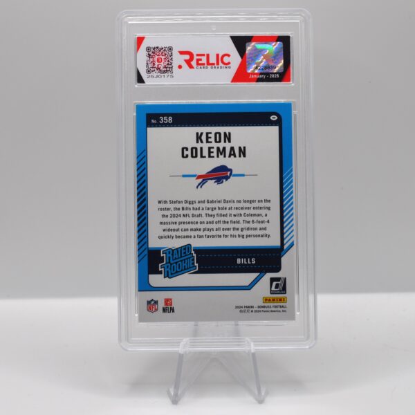 Keon Coleman - 2024 Donruss - 25J0175 - Image 2