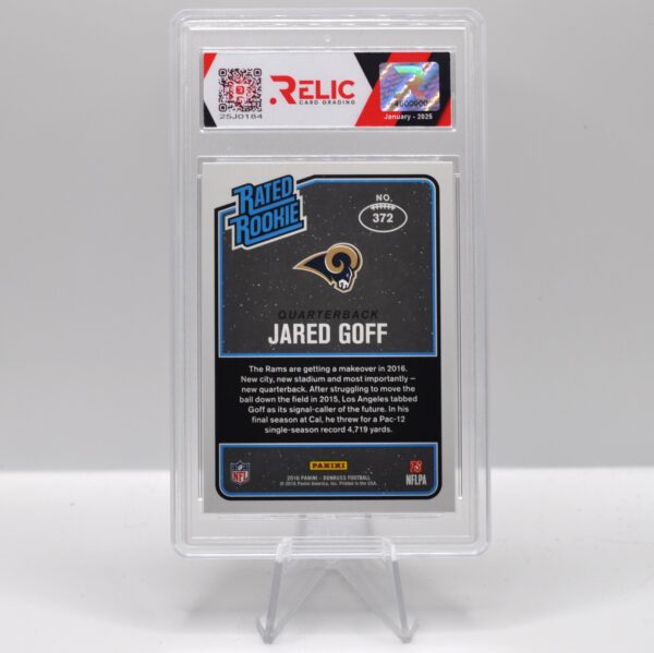 Jared Goff - 2016 Panini Donurss Football - 25J0184 - Image 2