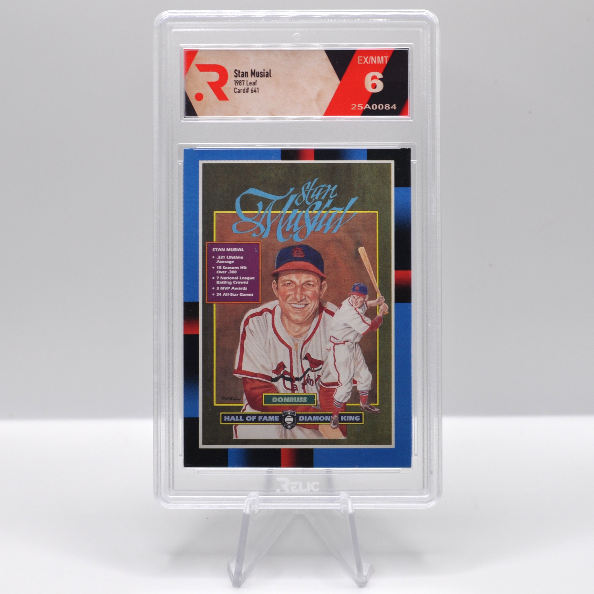 Stan Musial - 1987 Leaf - 25A0084