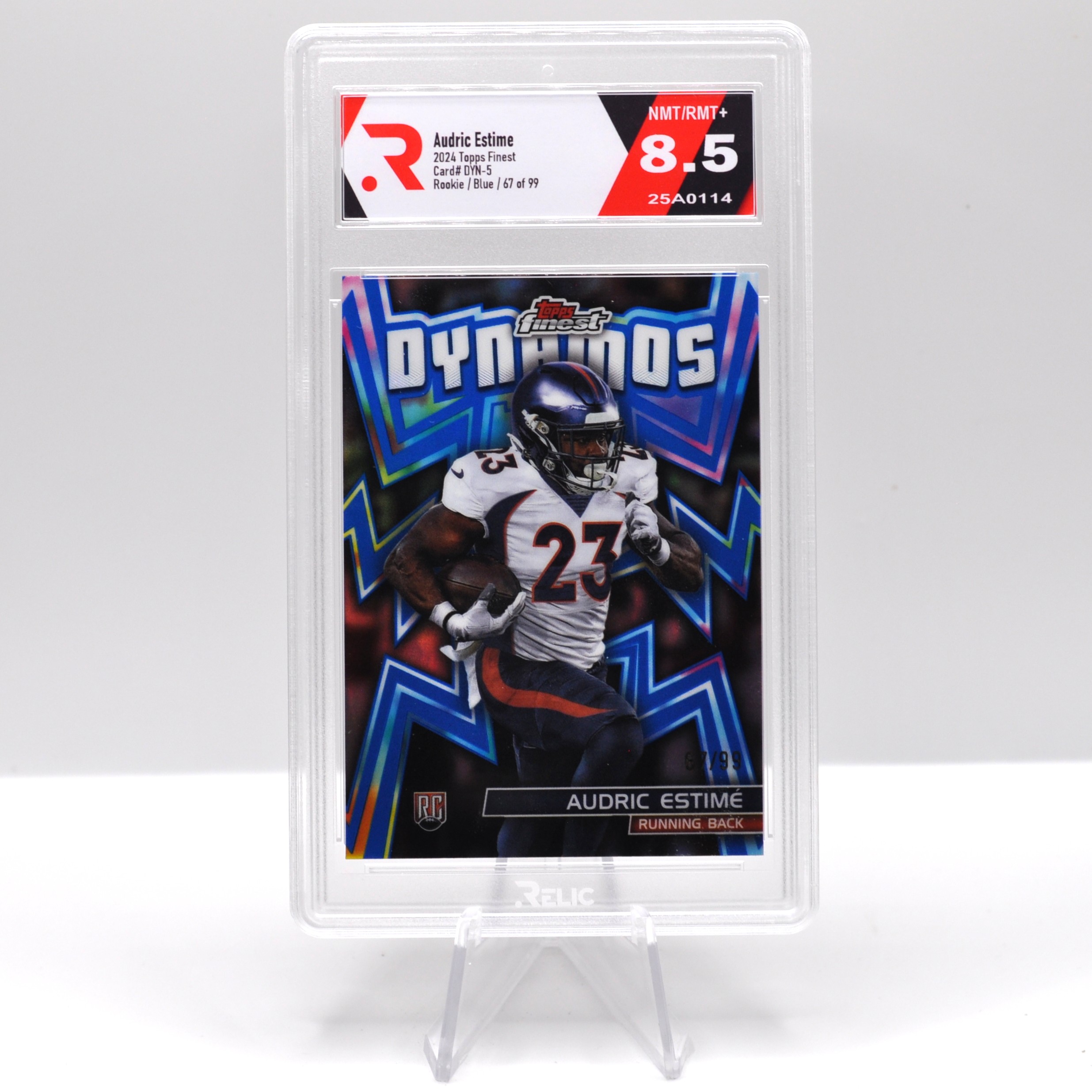 Audric Estime - 2024 Topps Finest - 25A0114