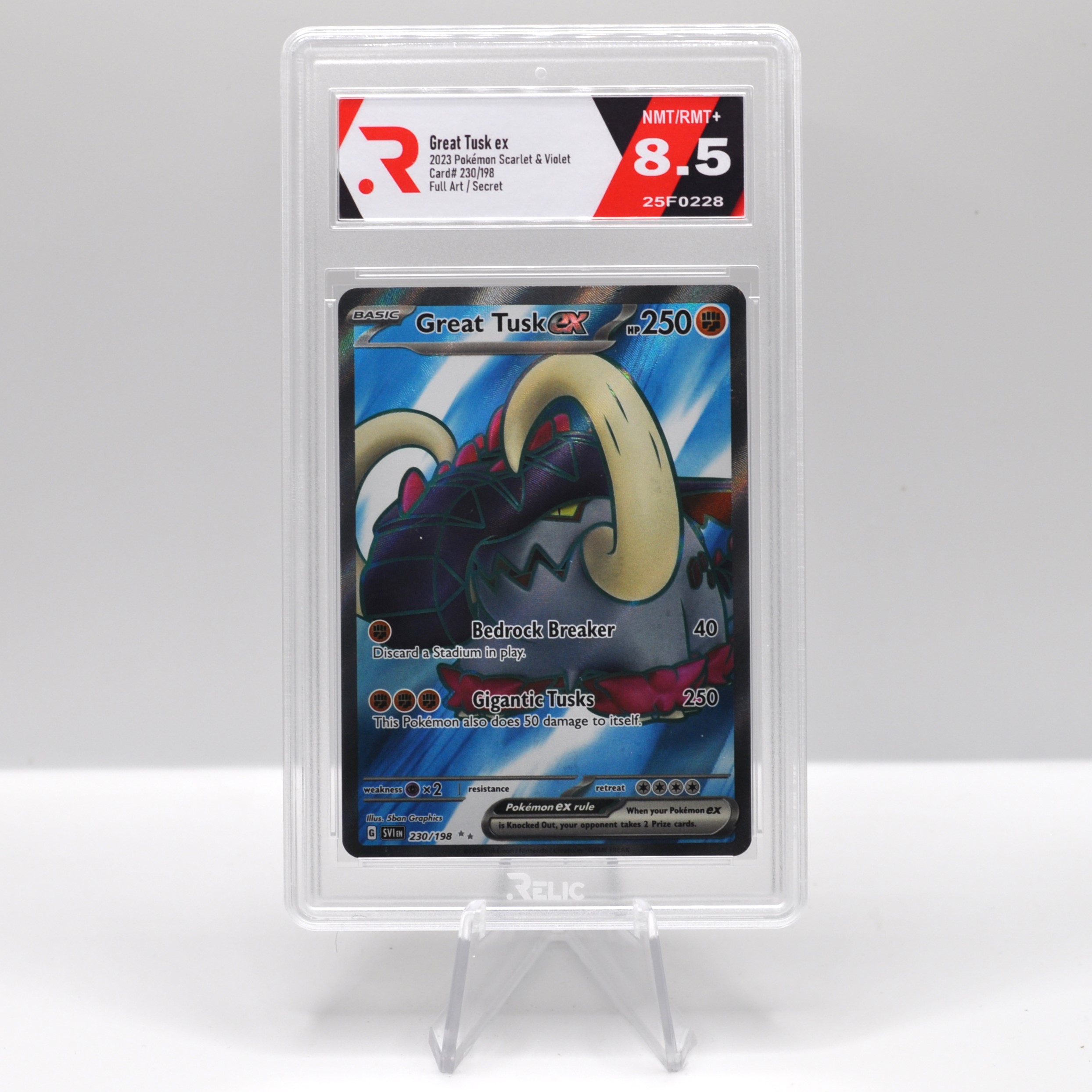 Great Tusk ex - 2023 Pokemon Scarlet & Violet - 25F0228