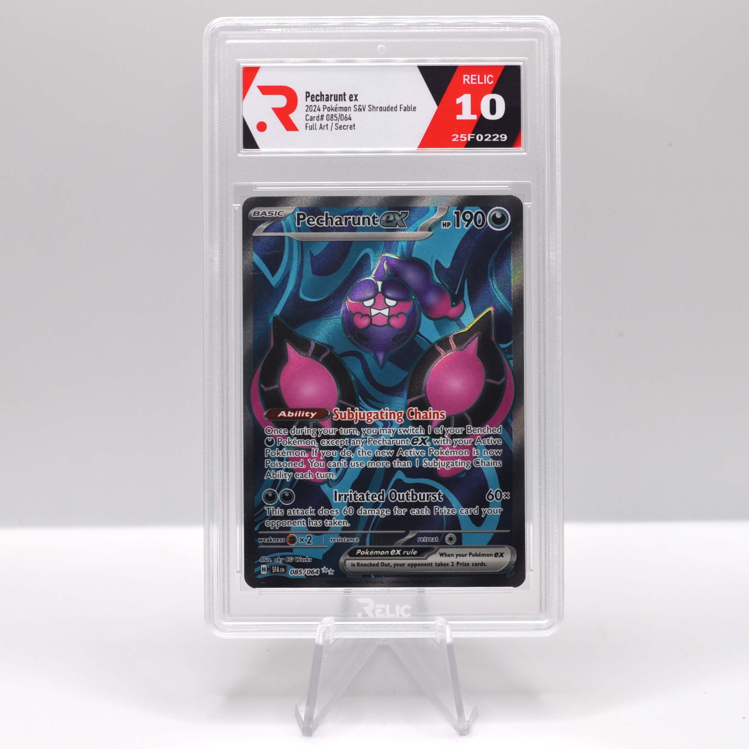 Pecharunt ex - 2024 Pokemon S&V Shrouded Fable - 25F0229