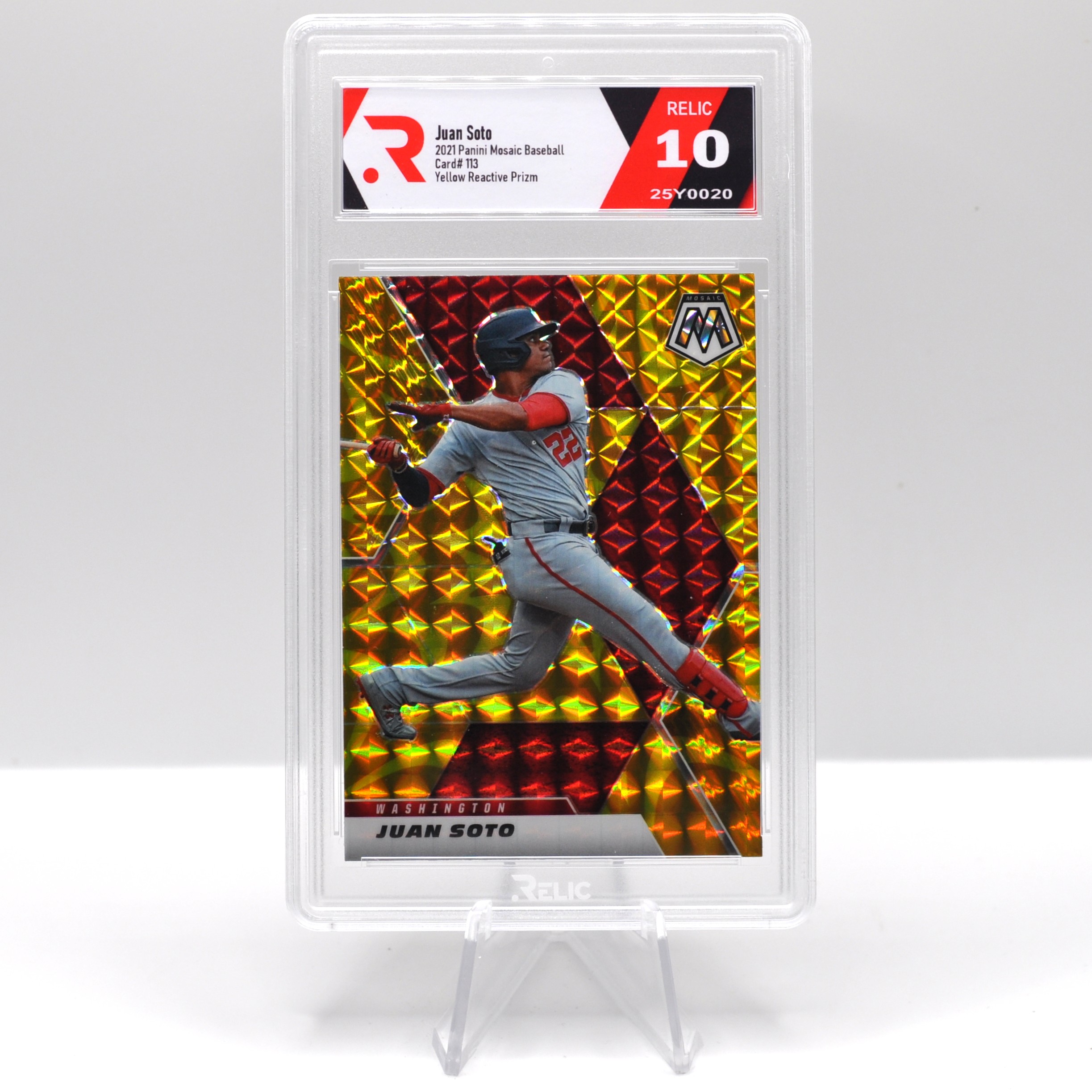 Juan Soto - 2021 Panini Mosaic Baseball - 25Y0020