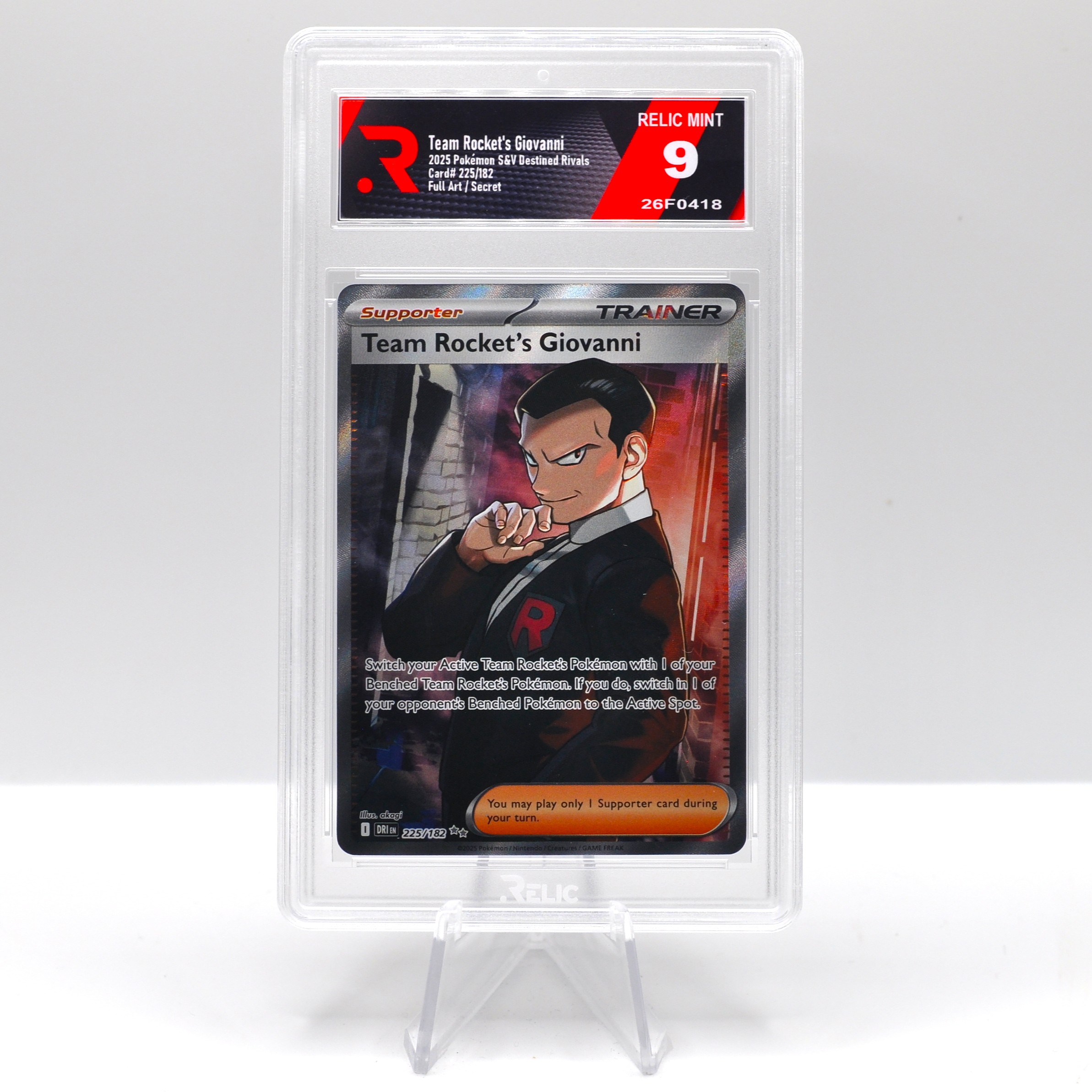 Team Rocket's Giovanni - 2025 Pokemon S&V Destined Rivals - 26F0418