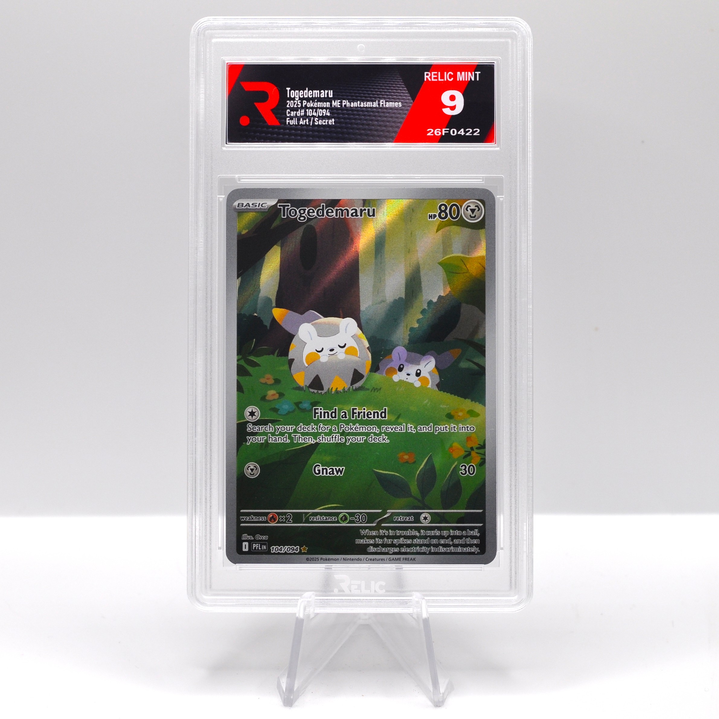 Togedemaru - 2025 Pokemon ME Phantasmal Flames - 26F0422
