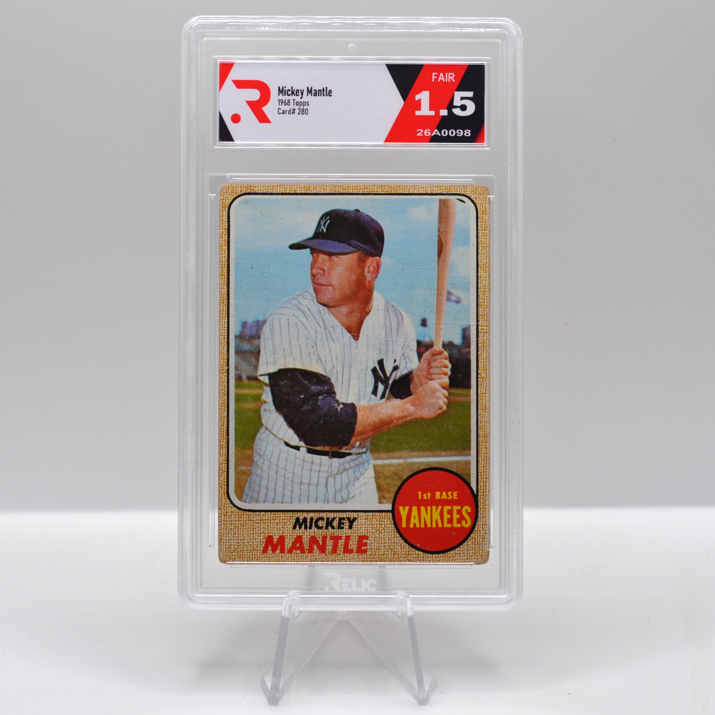 Mickey Mantle - 1968 Topps - 26A0098