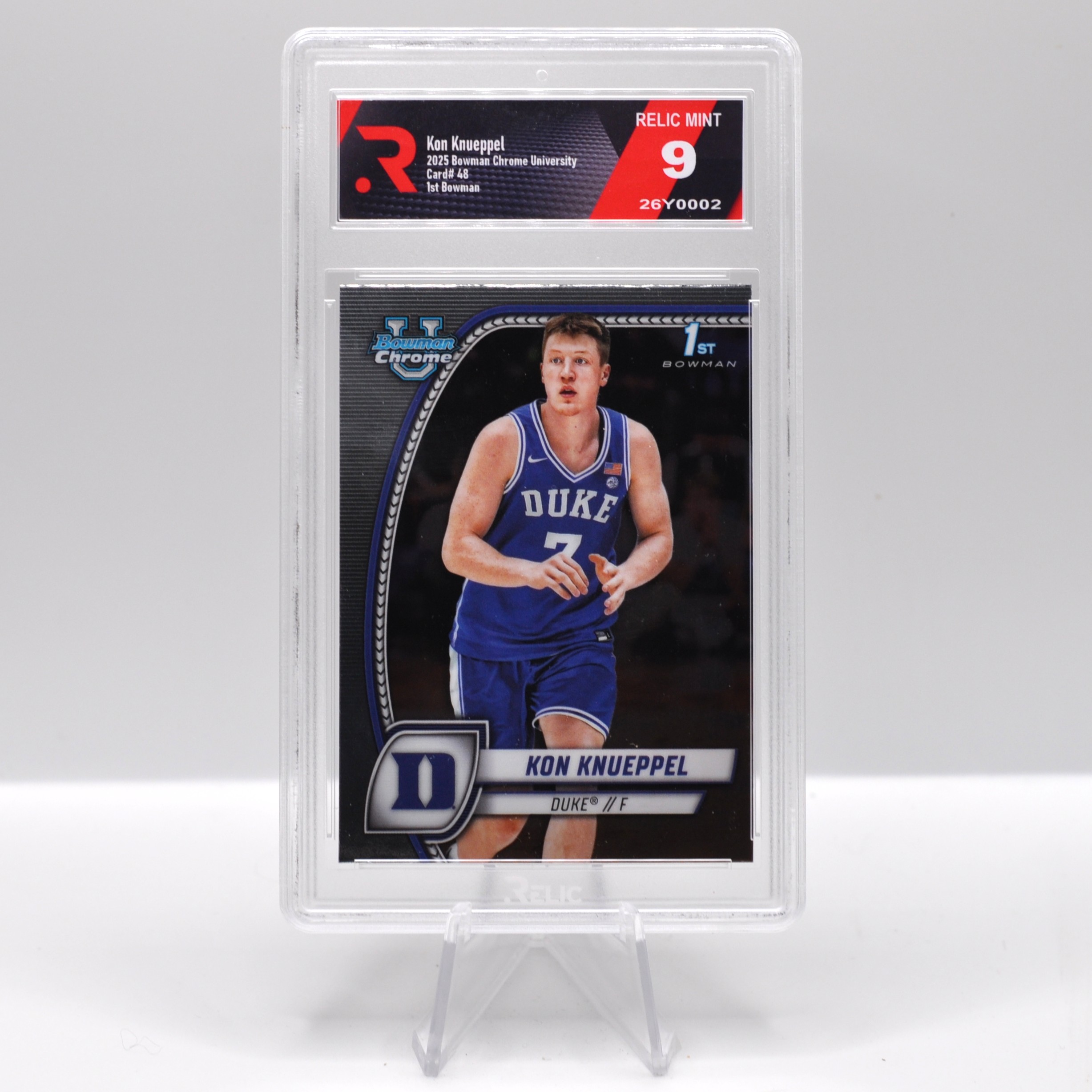 Kon Knueppel - 2025 Bowman Chrome University - 26Y0002