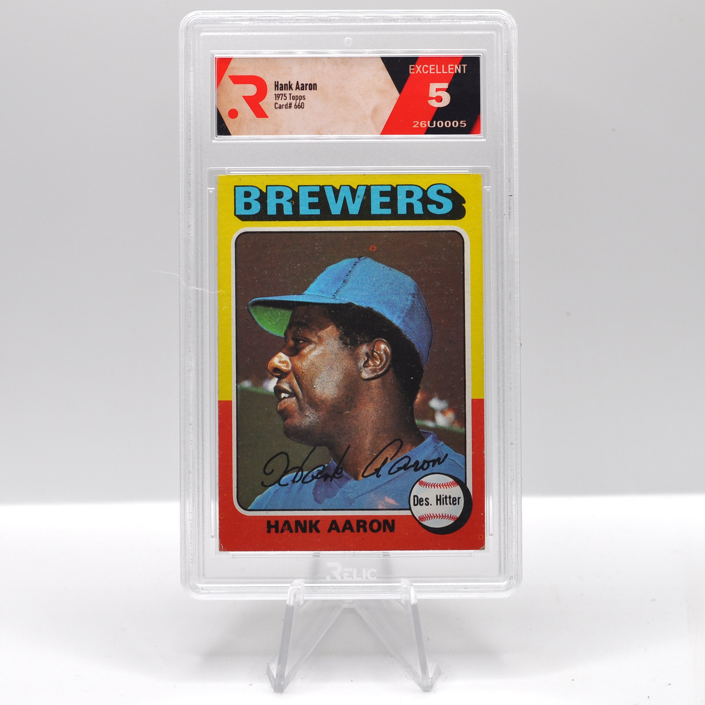 Hank Aaron - 1975 Topps - 26U0005
