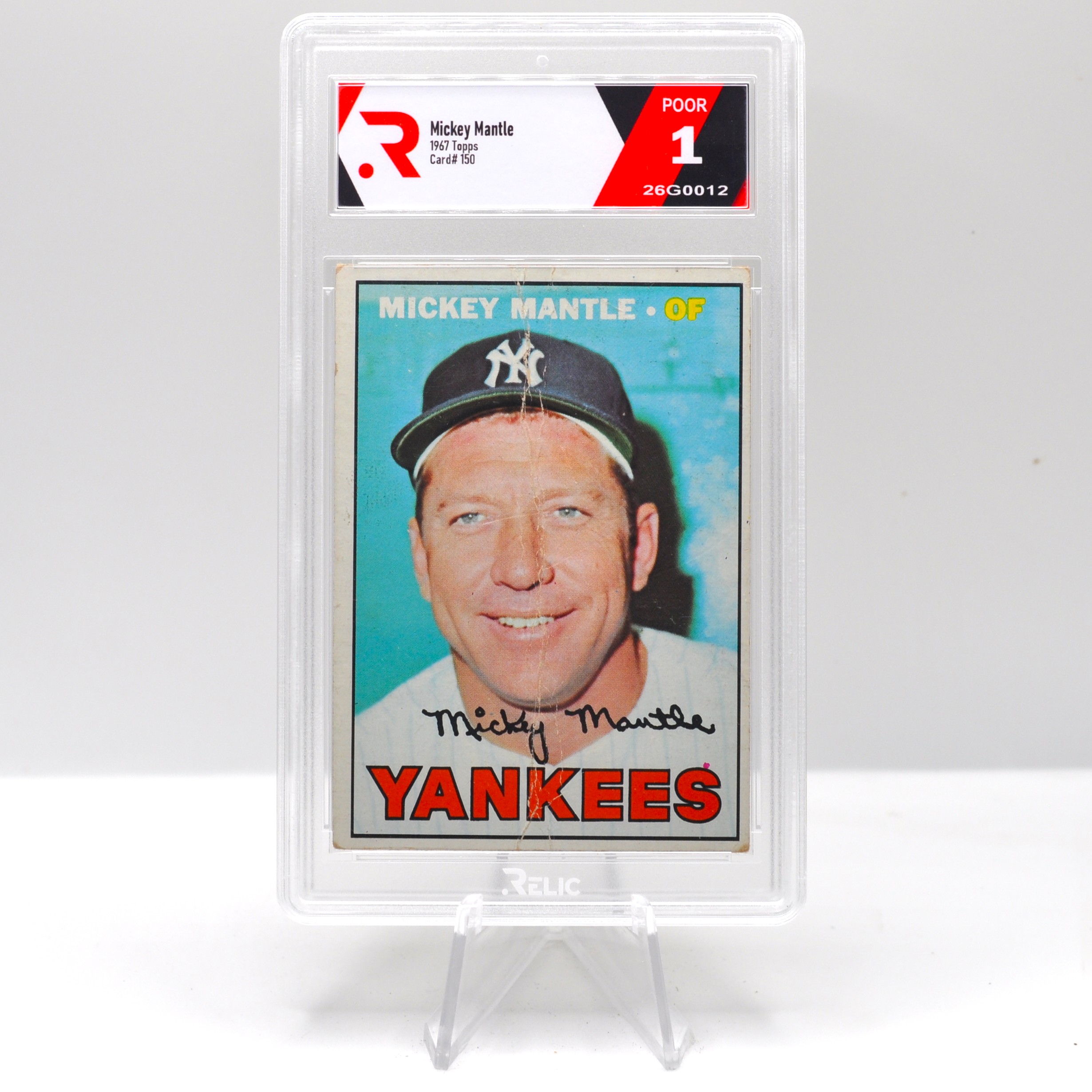 Mickey Mantle  - 1967 Topps - 26G0012