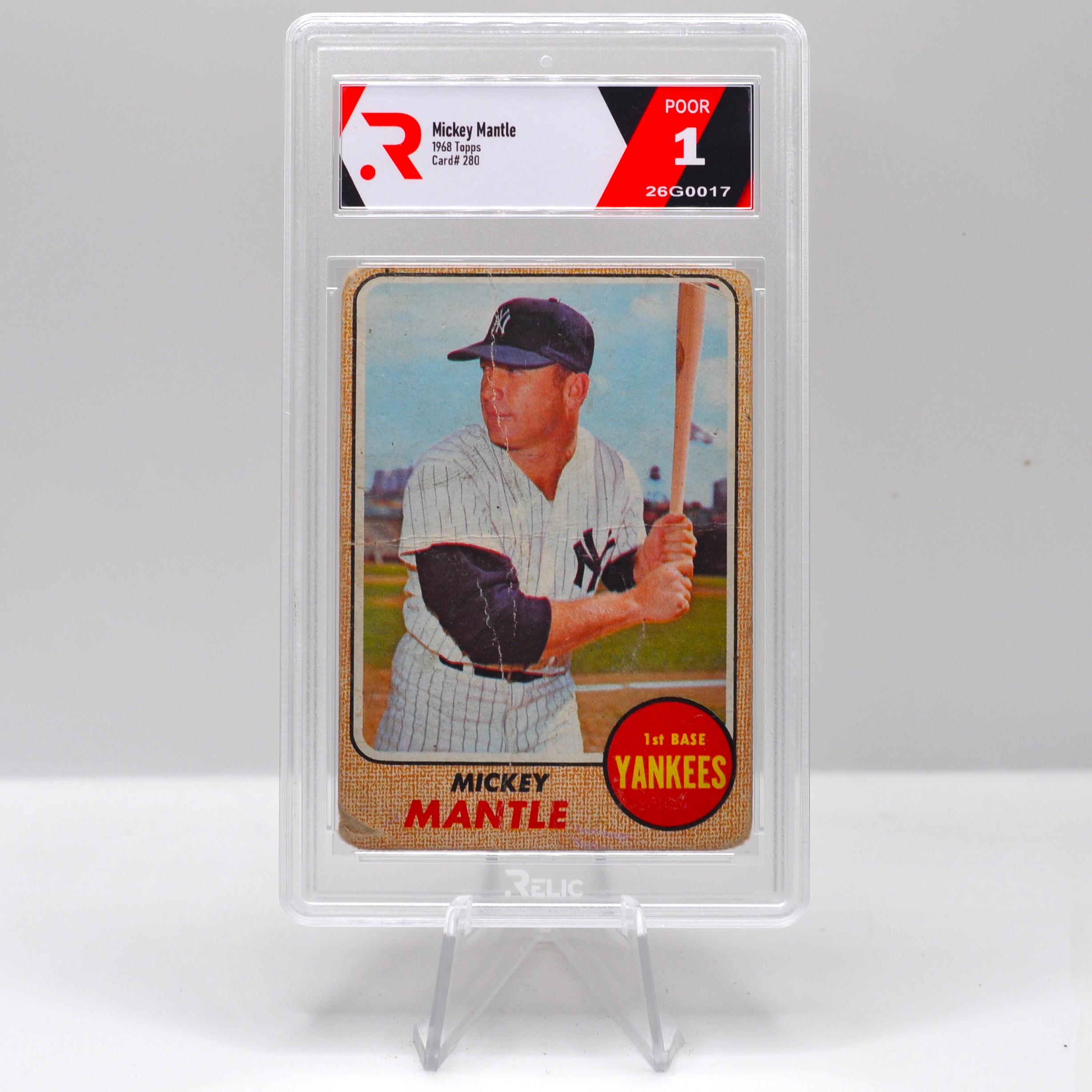 Mickey Mantle - 1968 Topps - 26G0017