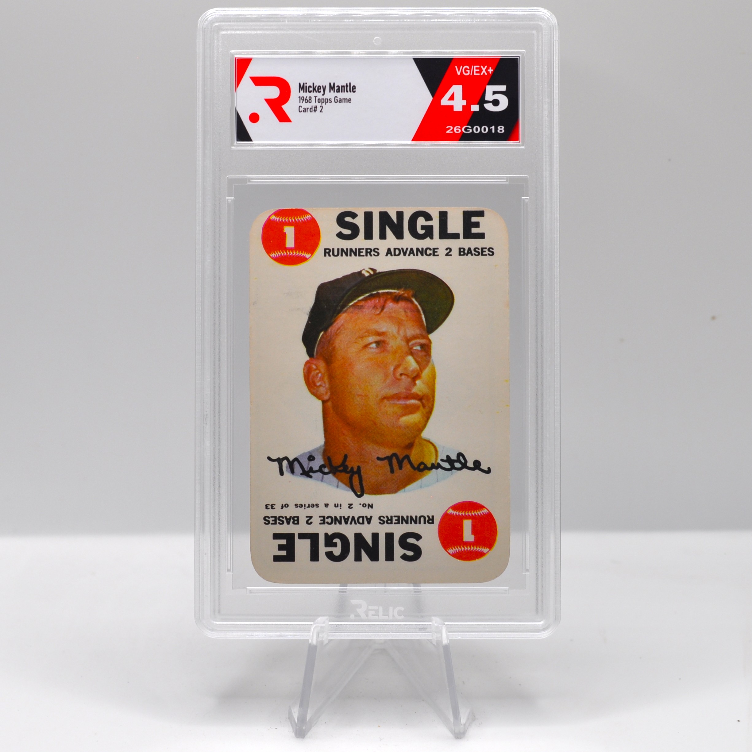 Mickey Mantle - 1968 Topps Game - 26G0018